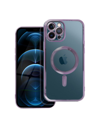 Coque ELECTRO MAG COVER compatible avec MagSafe pour IPHONE 12 Pro Max violet