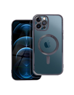 ELECTRO MAG COVER Coque compatible avec MagSafe pour IPHONE 12 Pro Max noir