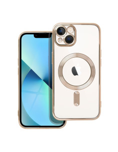 ELECTRO MAG COVER Coque compatible avec MagSafe pour IPHONE 13 or