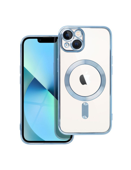 ELECTRO MAG COVER compatible avec MagSafe pour IPHONE 13 bleu
