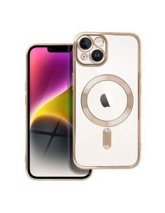 ELECTRO MAG COVER Coque compatible avec MagSafe pour IPHONE 14 or