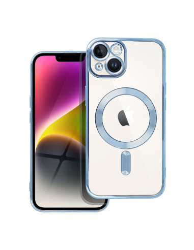 ELECTRO MAG COVER compatible avec MagSafe pour IPHONE 14 bleu