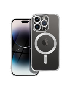ELECTRO MAG COVER compatible avec MagSafe pour IPHONE 14 Pro argenté