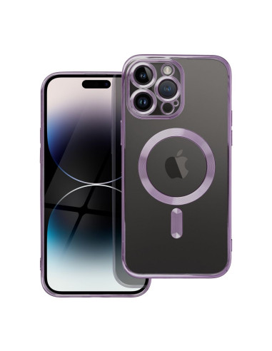 Coque ELECTRO MAG COVER compatible avec MagSafe pour IPHONE 14 Pro Max violet