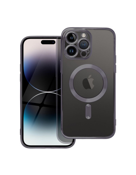 ELECTRO MAG COVER Coque compatible avec MagSafe pour IPHONE 14 Pro Max noir
