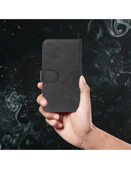 Universal book case COMMON size L for IPHONE 6 PLUS / 7 PLUS / 8 PLUS / XS MAX / 11 PRO MAX / SAMSUNG S20 FE / S21 FE / S10 PLUS