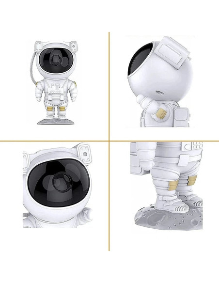 Projector STARS LED / Disco astronaut white TYD-YHY-001