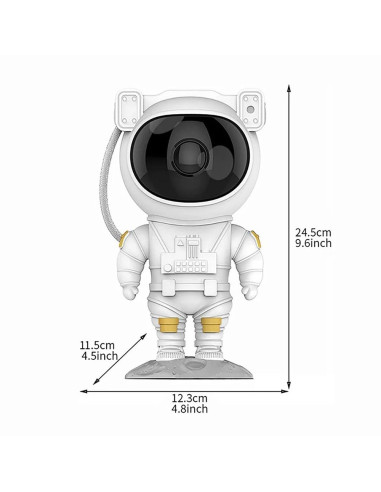 Projector STARS LED / Disco astronaut white TYD-YHY-001