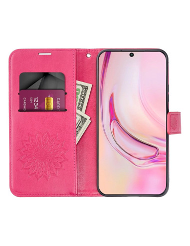 MEZZO Book case for XIAOMI Redmi Note 12 4G mandala magenta
