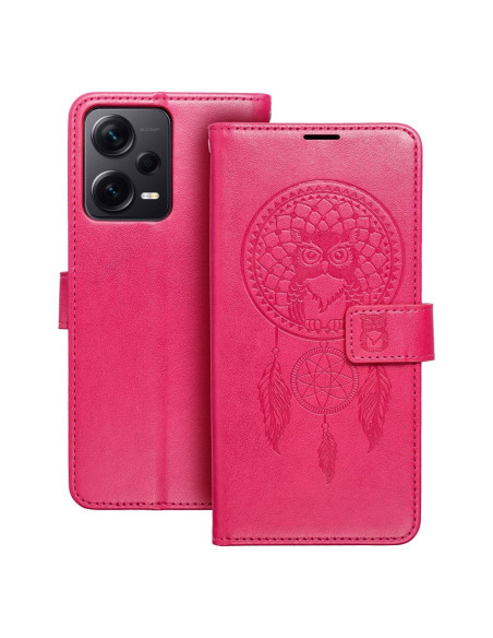 MEZZO Etui pour XIAOMI Redmi NOTE 12 PRO Plus 5G dreamcatcher magenta