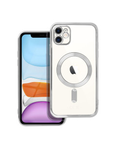 ELECTRO MAG COVER compatible avec MagSafe pour IPHONE 11 argenté