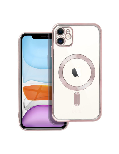 ELECTRO MAG COVER compatible avec MagSafe pour IPHONE 11 rose gold