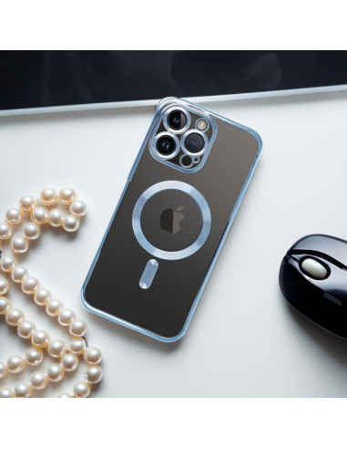 ELECTRO MAG COVER compatible avec MagSafe pour IPHONE 11 bleu