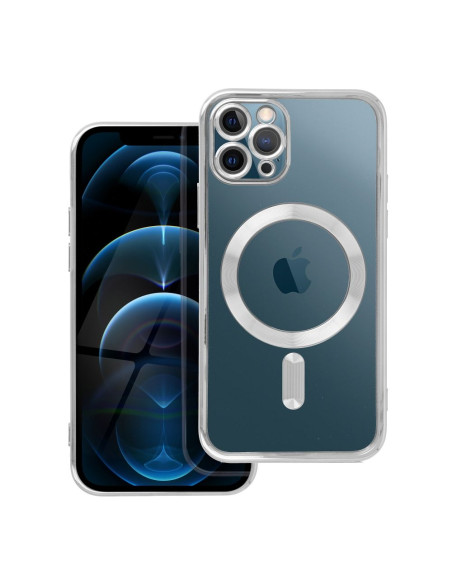 ELECTRO MAG COVER compatible avec MagSafe pour IPHONE 11 Pro Coque argentée