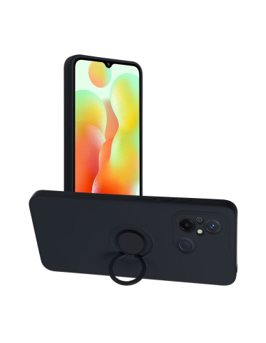 Coque SILICONE RING pour XIAOMI Redmi 12C noir