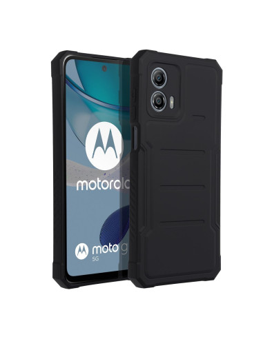 Coque HEAVY DUTY pour MOTOROLA G53 noir