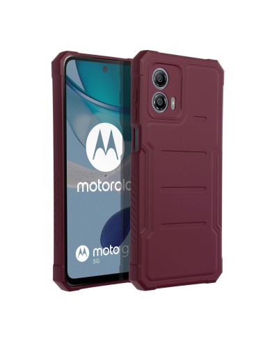 Coque pour MOTOROLA G53 bordeaux