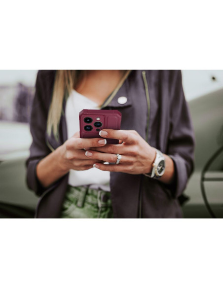 Coque pour MOTOROLA G53 bordeaux