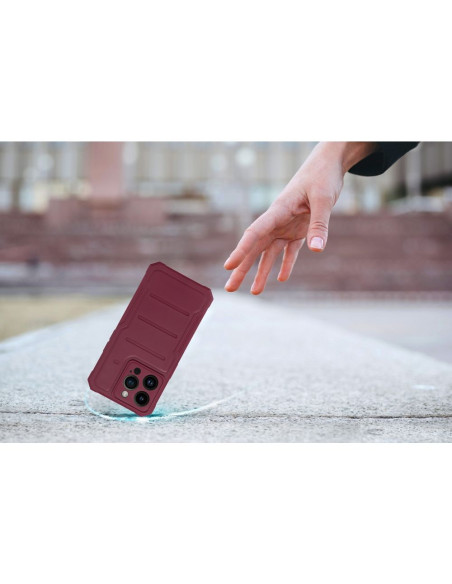 Coque pour MOTOROLA G53 bordeaux