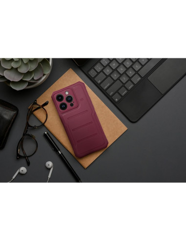 Coque pour MOTOROLA G53 bordeaux