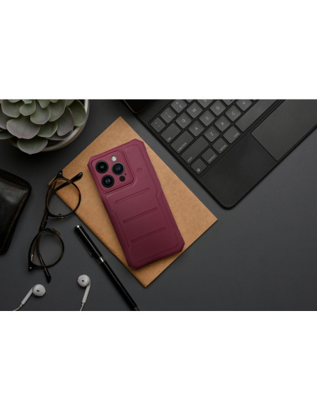 Coque pour MOTOROLA G53 bordeaux
