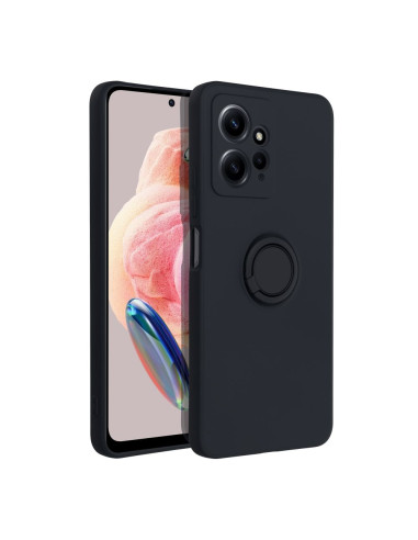 Coque SILICONE RING pour XIAOMI Redmi NOTE 12 4G noir
