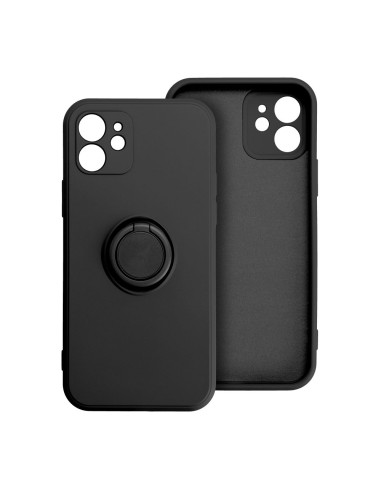 Coque SILICONE RING pour XIAOMI Redmi NOTE 12 4G noir