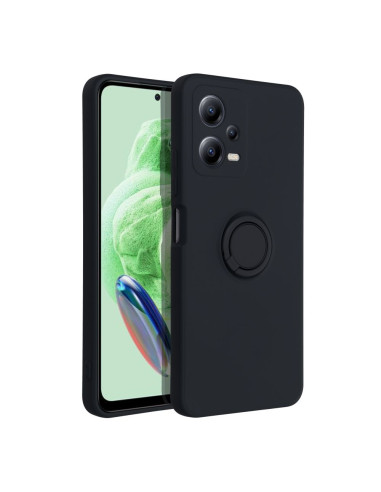 Coque SILICONE RING pour XIAOMI Redmi NOTE 12 5G noir