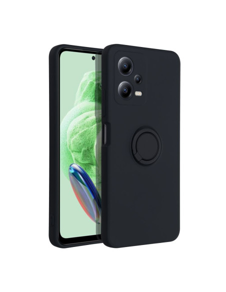 Coque SILICONE RING pour XIAOMI Redmi NOTE 12 5G noir