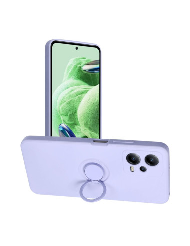 Coque SILICONE RING pour XIAOMI Redmi NOTE 12 5G violet