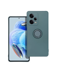 Coque SILICONE RING pour XIAOMI Redmi NOTE 12 PRO 5G vert 2