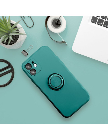 Coque SILICONE RING pour XIAOMI Redmi NOTE 12 PRO 5G vert