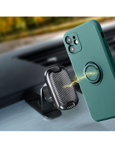Coque SILICONE RING pour XIAOMI Redmi NOTE 12 PRO 5G vert