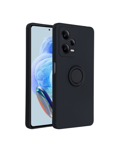 Coque SILICONE RING pour XIAOMI Redmi NOTE 12 PRO 5G noir