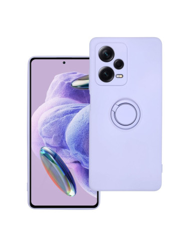 Coque SILICONE RING pour XIAOMI Redmi NOTE 12 PRO+ 5G violet