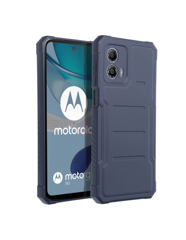 Coque HEAVY DUTY pour MOTOROLA G53 bleu