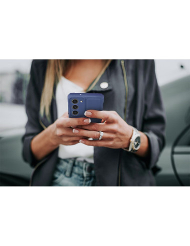 Coque HEAVY DUTY pour MOTOROLA G53 bleu