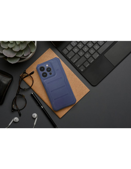 Coque HEAVY DUTY pour MOTOROLA G53 bleu