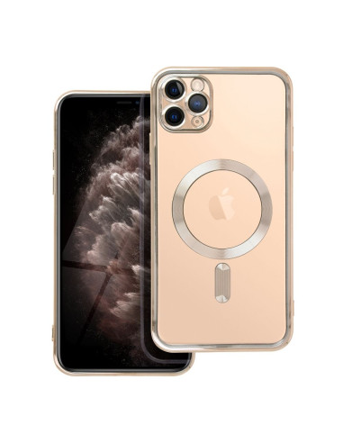 Coque ELECTRO MAG COVER compatible avec MagSafe pour IPHONE 11 Pro Max or