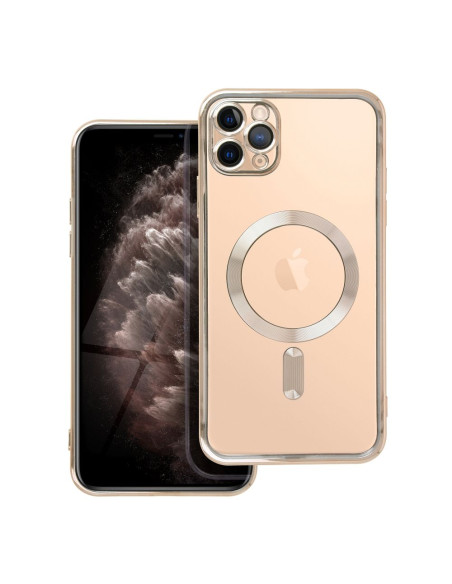 Coque ELECTRO MAG COVER compatible avec MagSafe pour IPHONE 11 Pro Max or