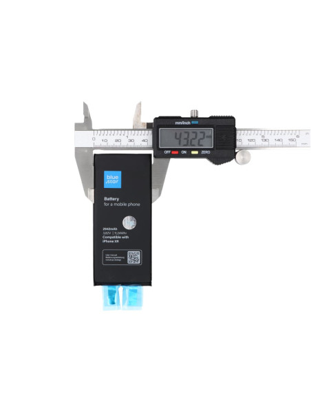 Kit de cellule de batterie (soudage par points requis) sans BMS pour Iphone XR 2942 mAh Blue Star HQ