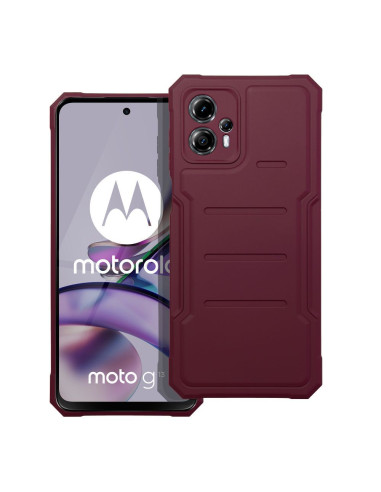 Coque résistante pour MOTOROLA G13 / G23 bordeaux