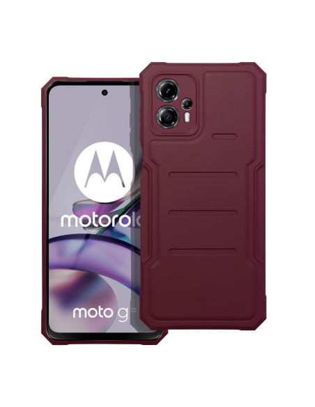 Coque résistante pour MOTOROLA G13 / G23 bordeaux