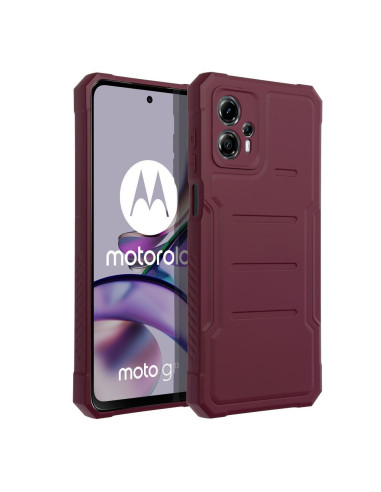 Coque résistante pour MOTOROLA G13 / G23 bordeaux