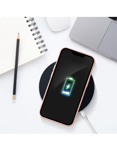 COQUE pour IPHONE 15 rose