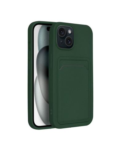 COQUE pour IPHONE 15 vert