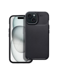 Coque CARBON PREMIUM pour IPHONE 15 noir 2