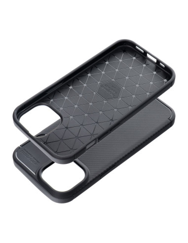 Coque CARBON PREMIUM pour IPHONE 15 noir