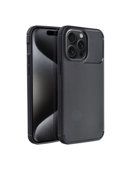 Coque CARBONE PREMIUM pour IPHONE 15 Pro Max noir