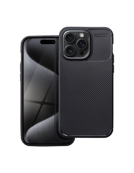 Coque CARBONE PREMIUM pour IPHONE 15 Pro Max noir